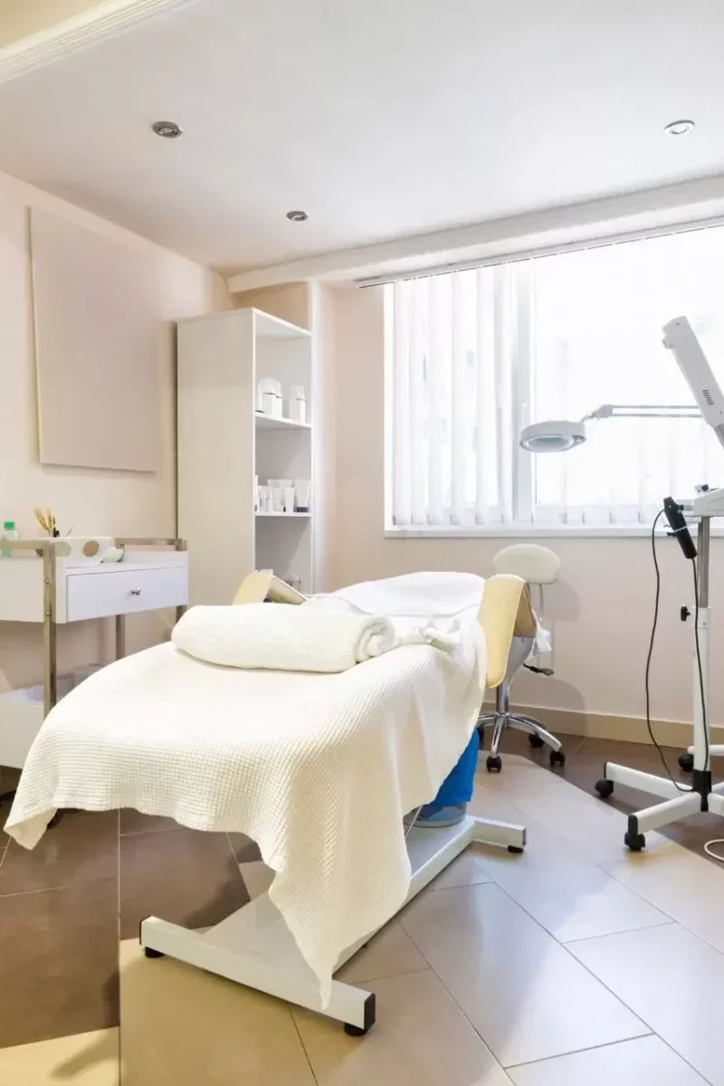 A treatment room at Ayr Medical Group