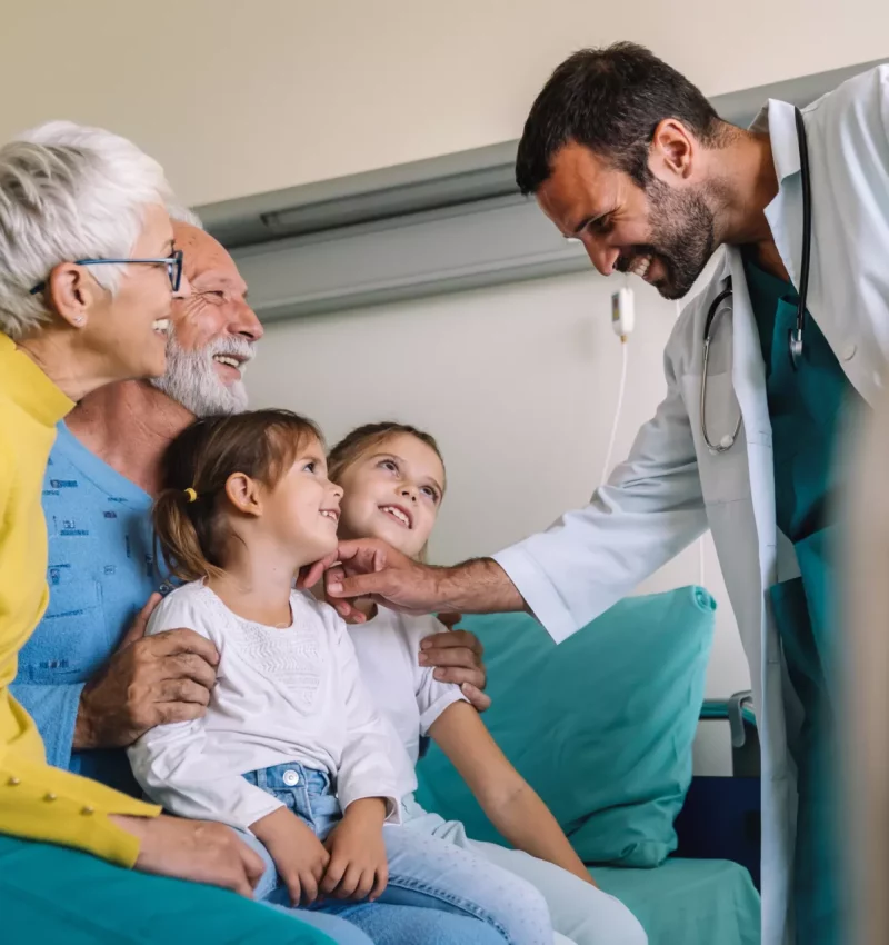 A doctor in consultation at Ayr Medical Group
