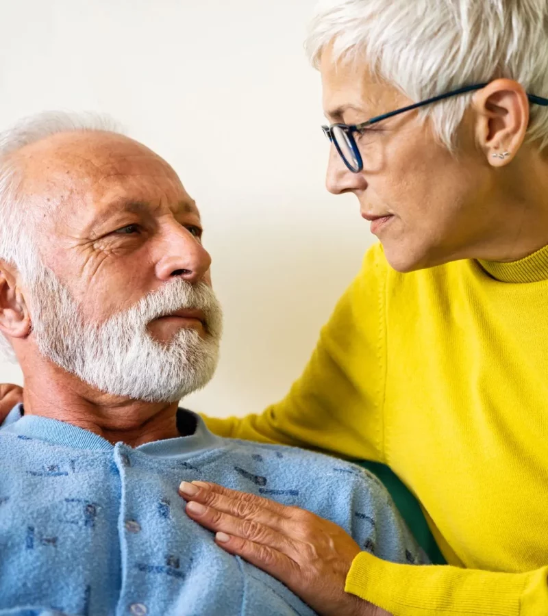 A doctor reviewing a care plan with a patient