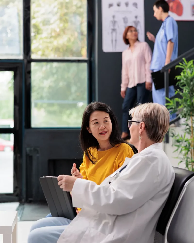 A patient registering for MyMedicare